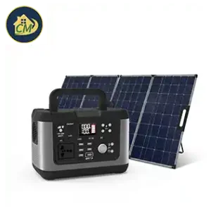 Centrale Électrique Portable 500W avec 2 Panneaux Solaires - Générateur Solaire Autonome GD-8002