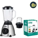 Mixeur Blender 2 en 1 Winning Star - Bol Verre et Moulin à Épices