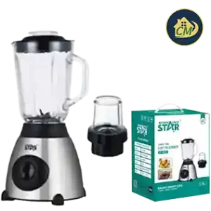 Mixeur Blender 2 en 1 Winning Star - Bol Verre et Moulin à Épices